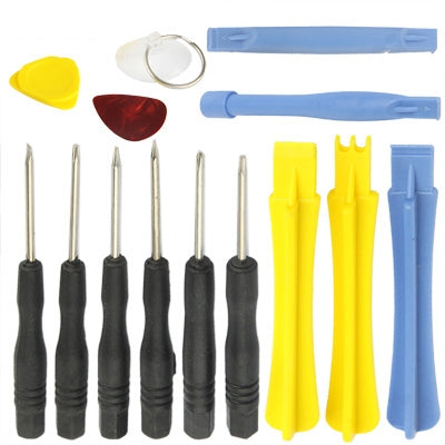 14 in 1 (cacciaviti + strumenti di apertura in plastica) Strumento professionale per lo smontaggio del telefono di precisione premium, 14 in 1 14 in 1 (cacciaviti + strumenti di apertura in plastica) Strumento professionale per lo smontaggio del telefono di precisione premium, 14 in 1
